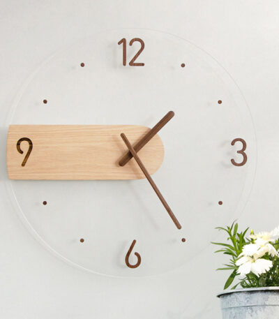 Horloge Bois Moderne Design