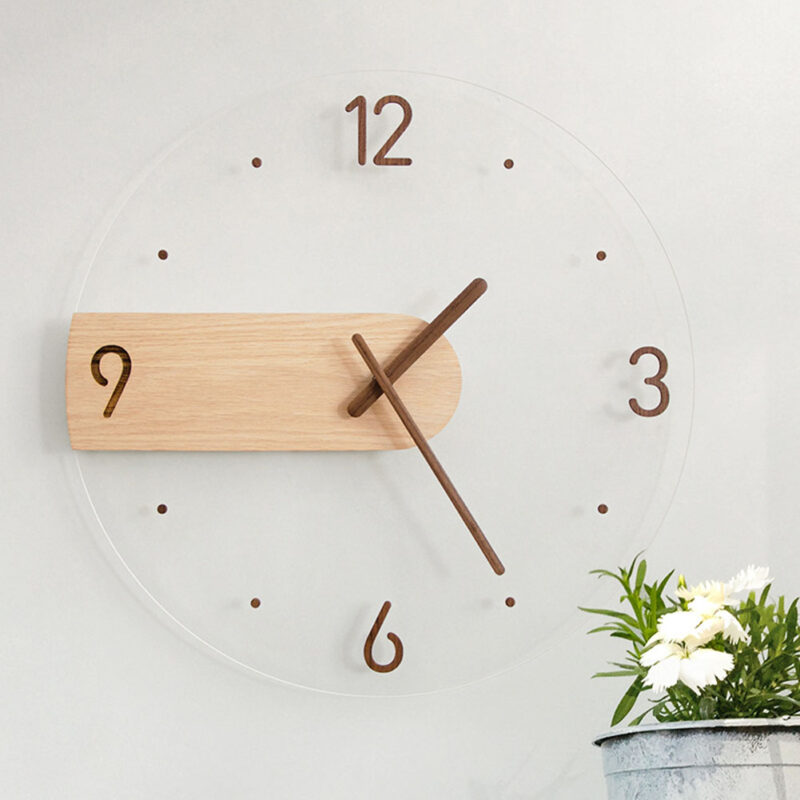 Horloge Bois Moderne Design